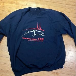 Kentucky Derby 133 Crewneck Sweater - Dark Blue